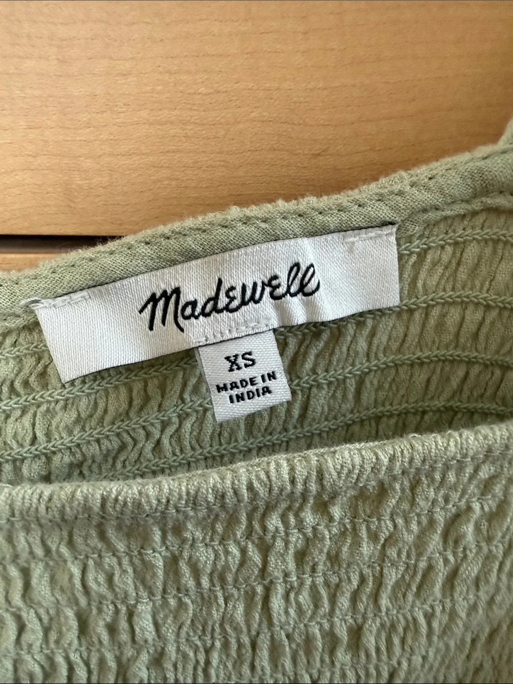 Madewell square neckline